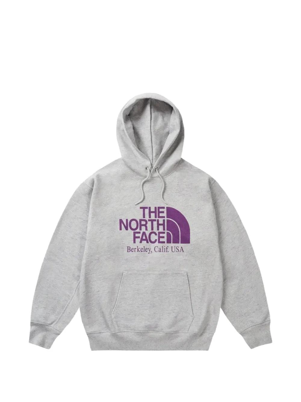 Palace X The North Face Label Field Graphic Hoodie in Grey for Men
