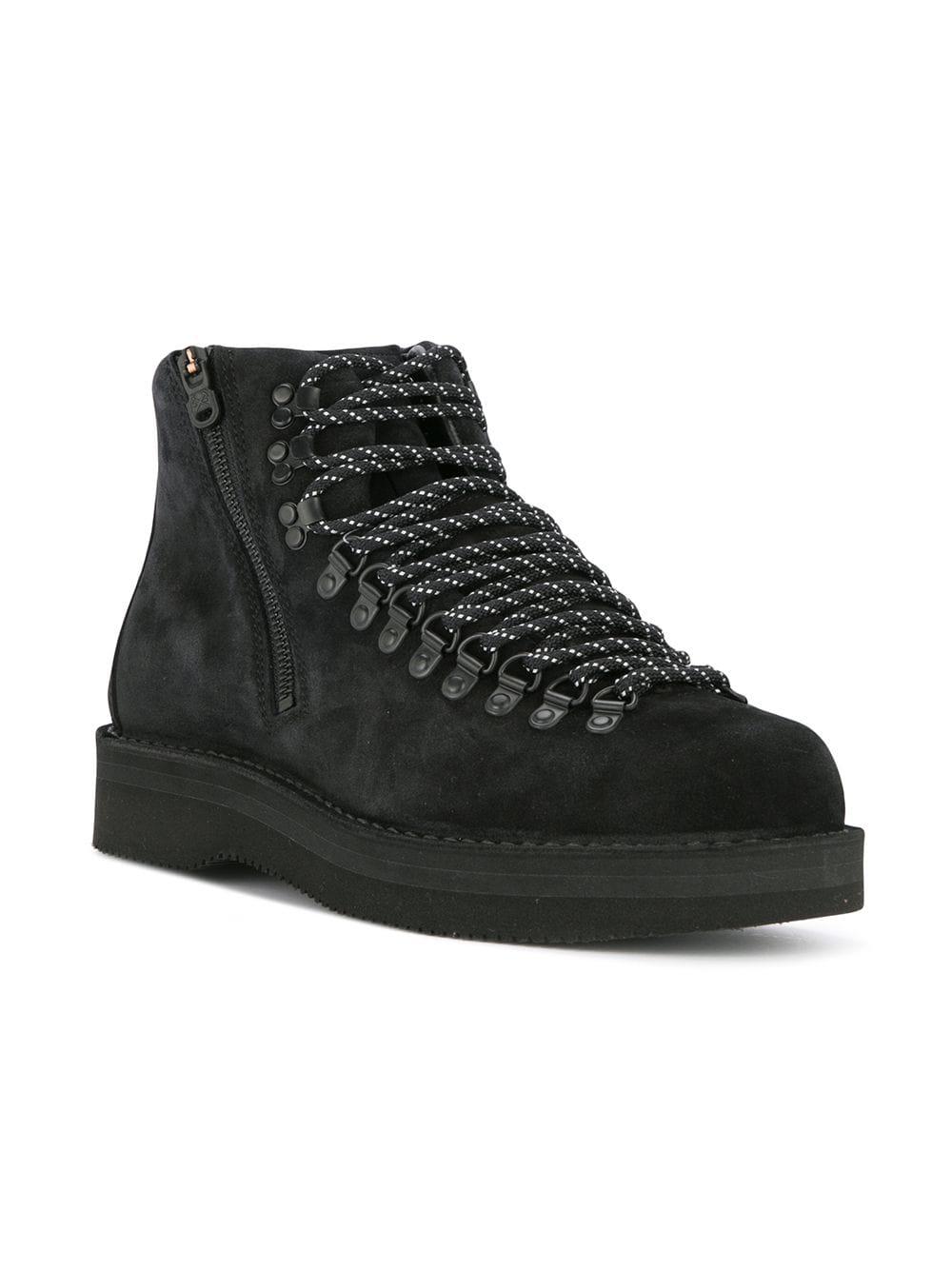 White Mountaineering Leather Danner Boots in Black for Men | Lyst
