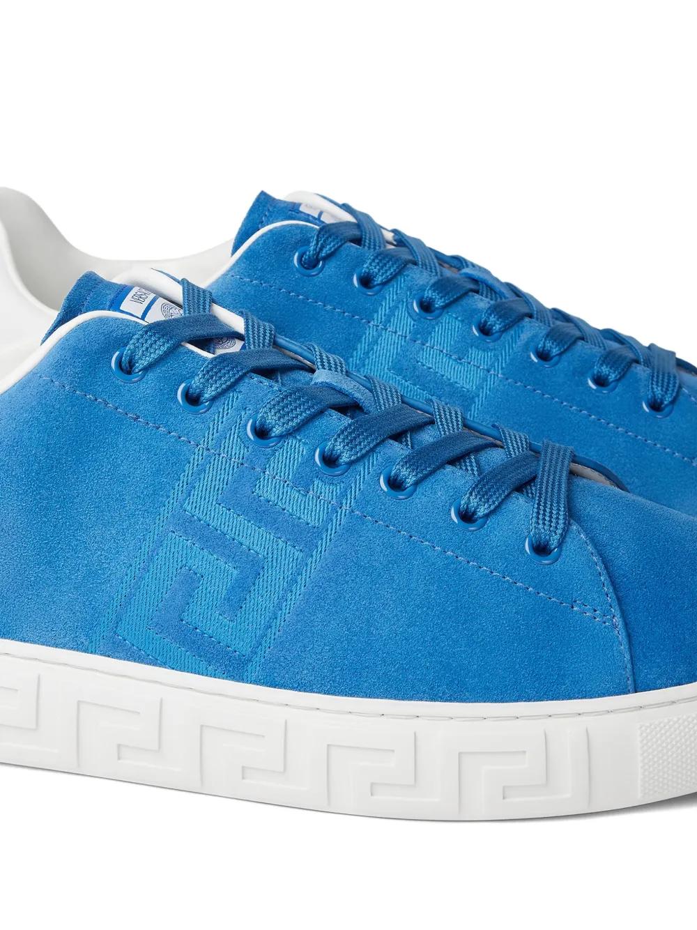 Versace Kalfsleren Loafers Blauw – Arturo Fashion