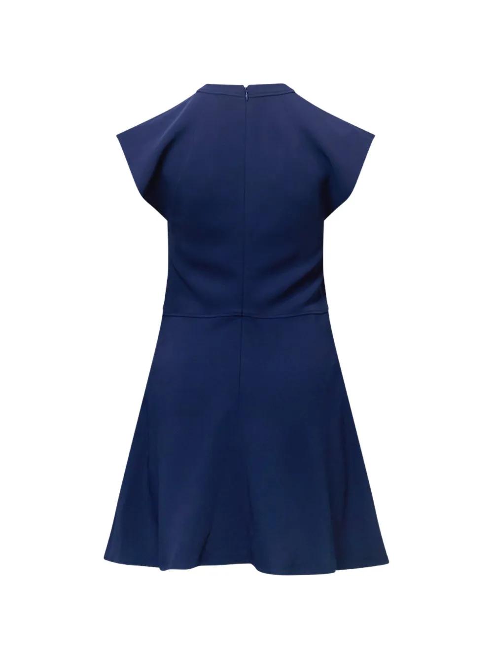 strapless open back dress STELLA MCCARTNEY POPLIN PEPLUM PIQU SHIRT DRESS PURE WHITE