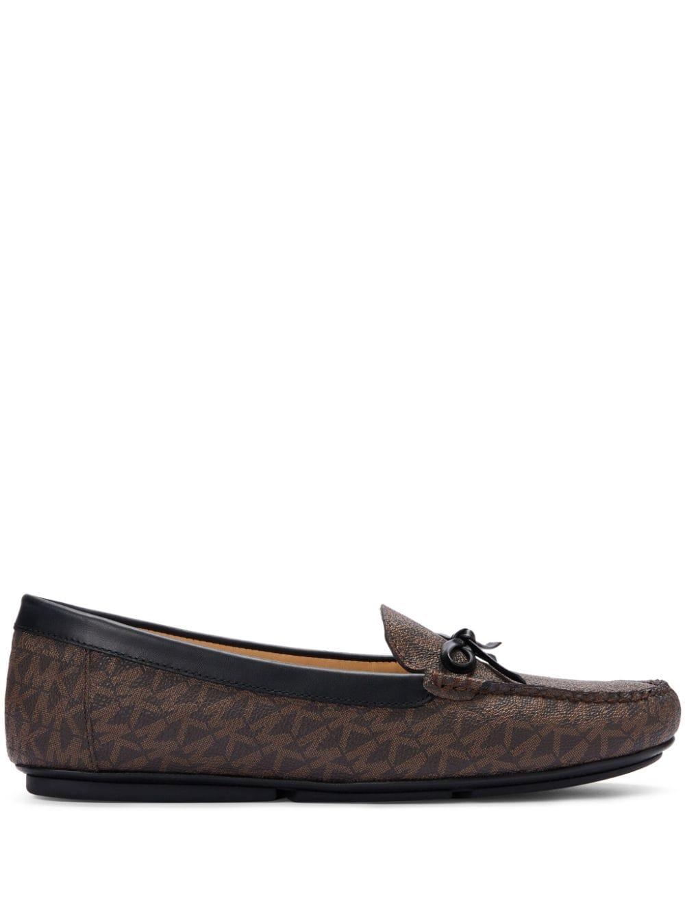 michael kors brown loafers