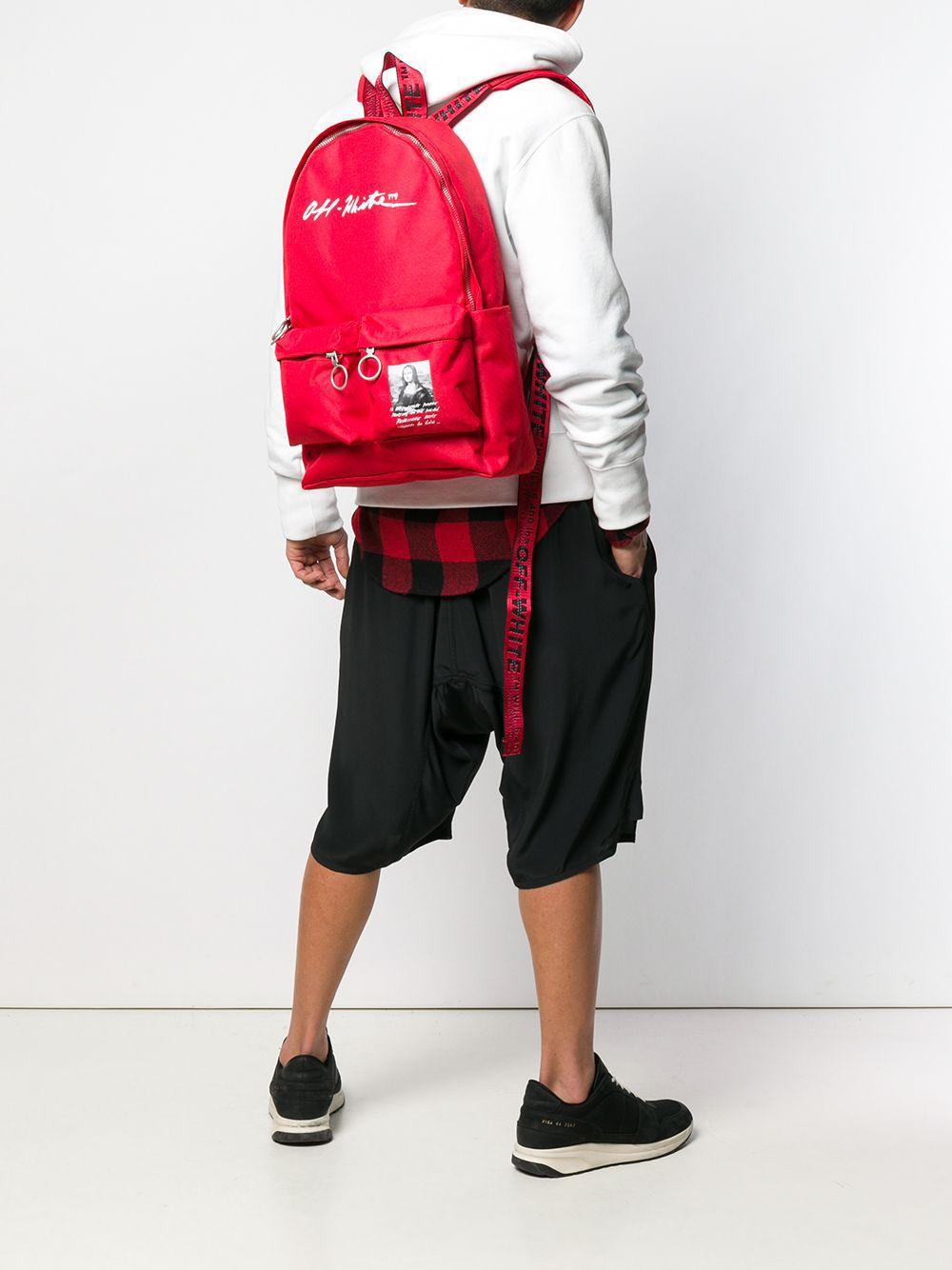 off white mona lisa backpack