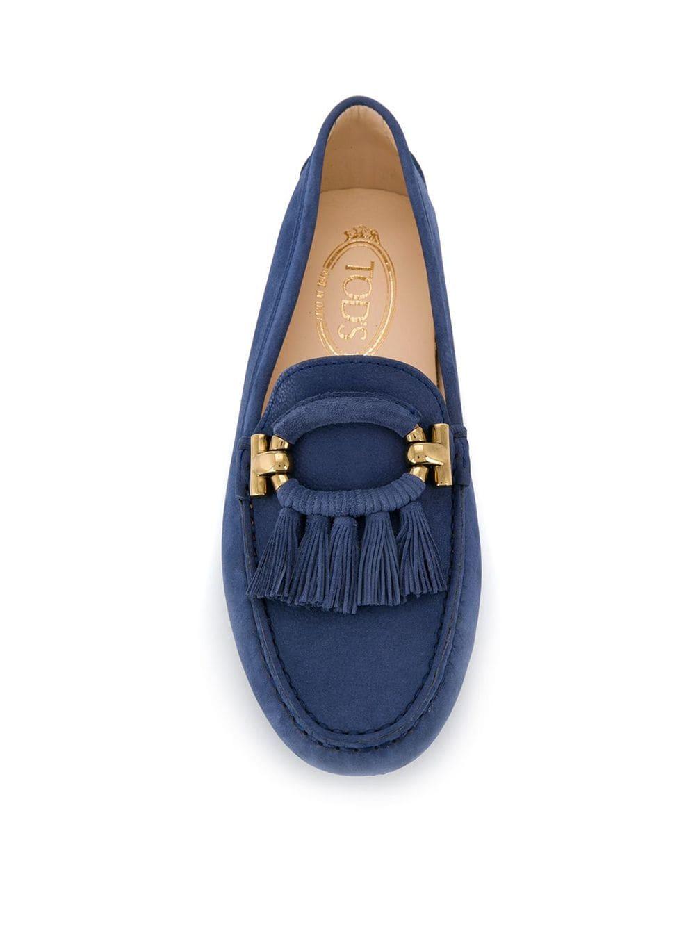 tods tassel loafers