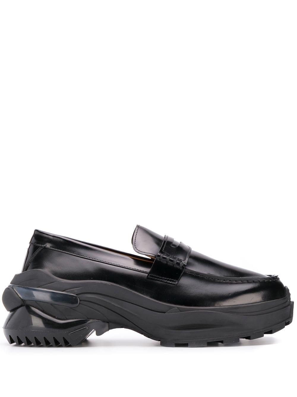 Mocasines con suela gruesa Maison Margiela de Cuero de color Negro para  hombre | Lyst