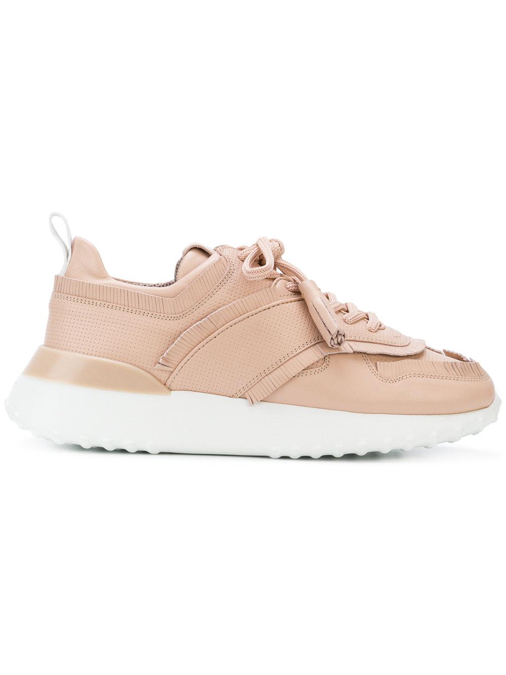 tod's fringe suede sneaker