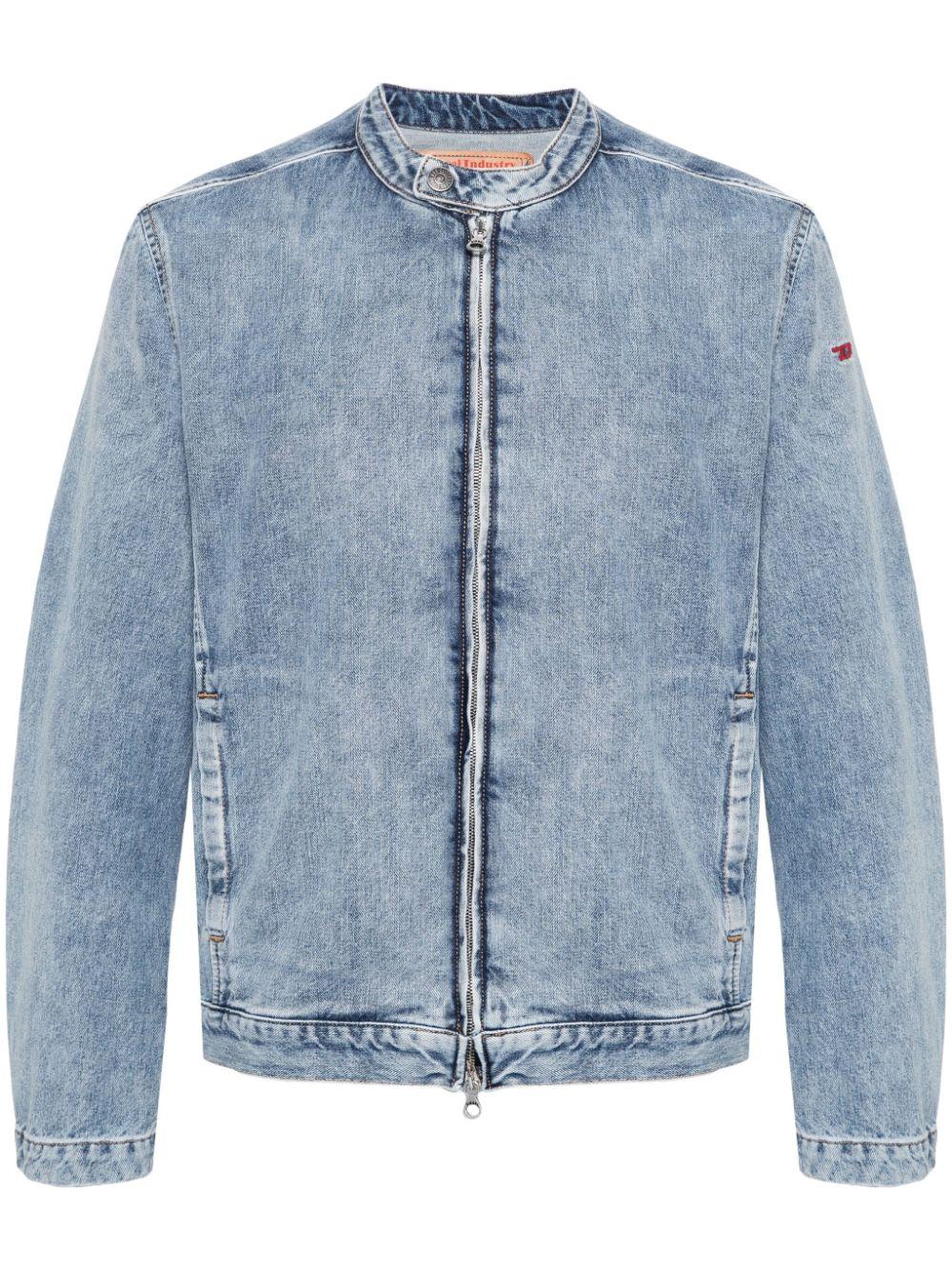 Diesel Men's Hooded Jacket Blue