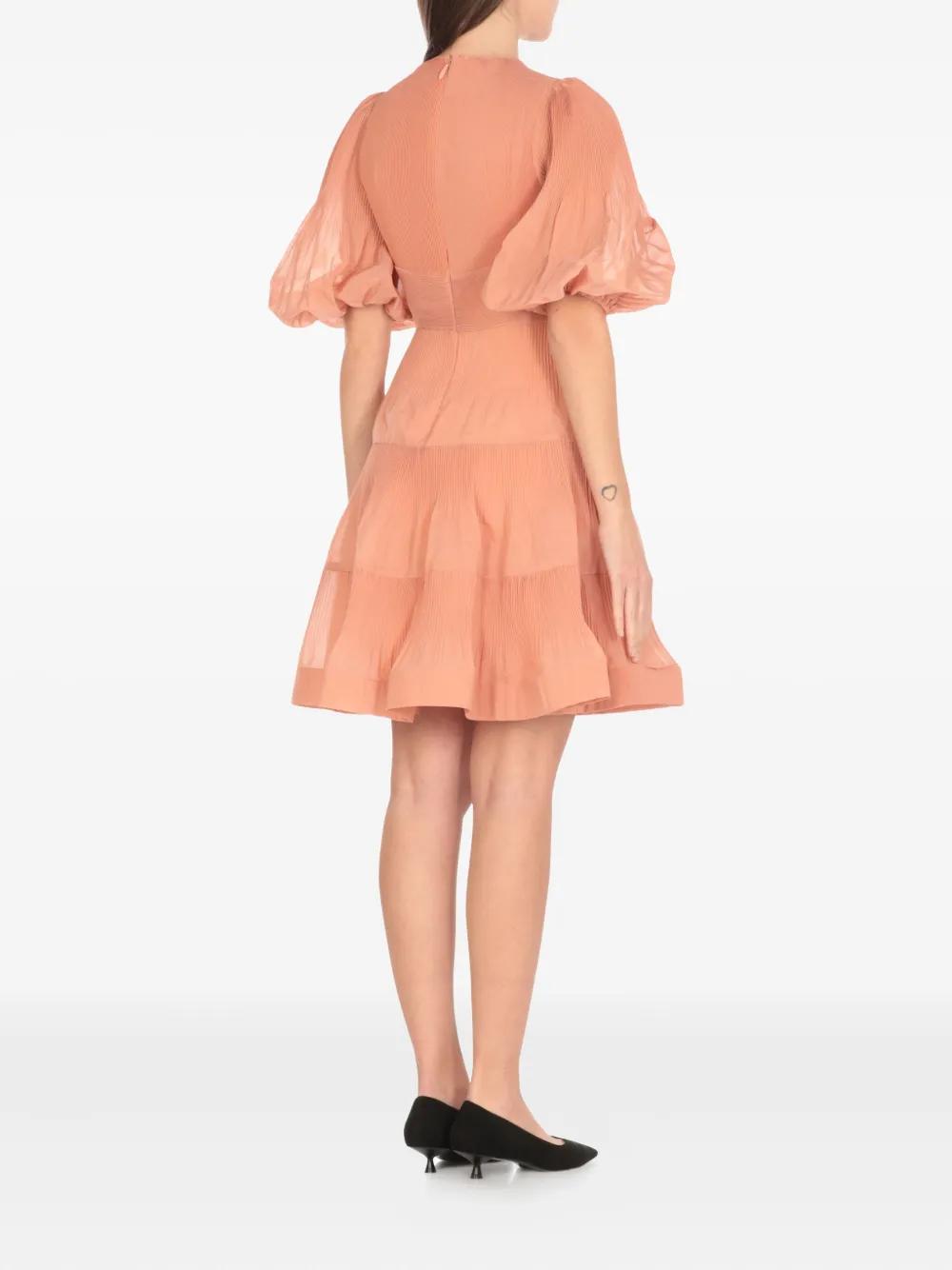 open lace back dress Zimmerman Pleated Mini Dress Lapis – blueandcream
