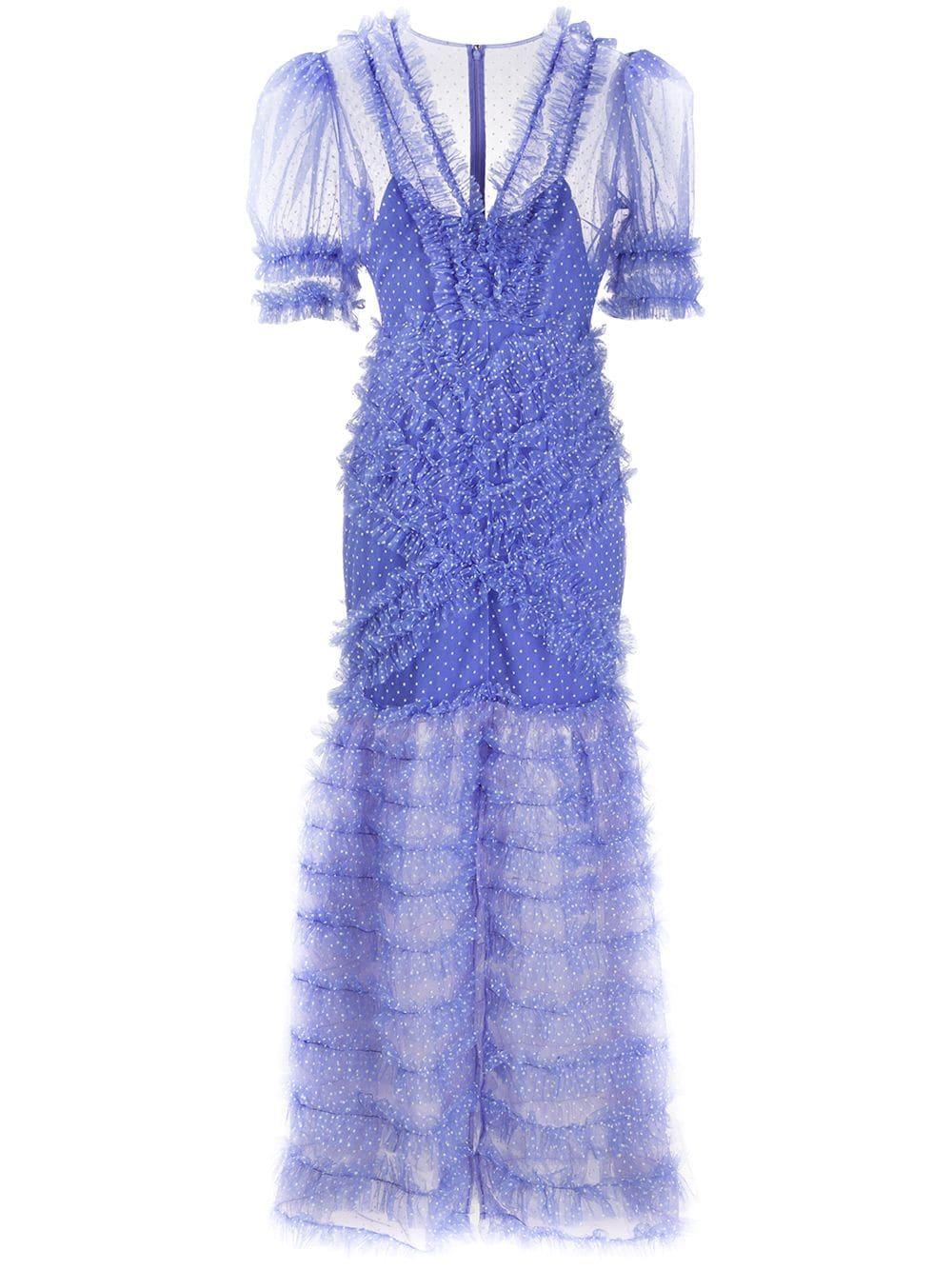 Alice McCALL Tokyo Skies Polka-dot Gown in Purple - Lyst
