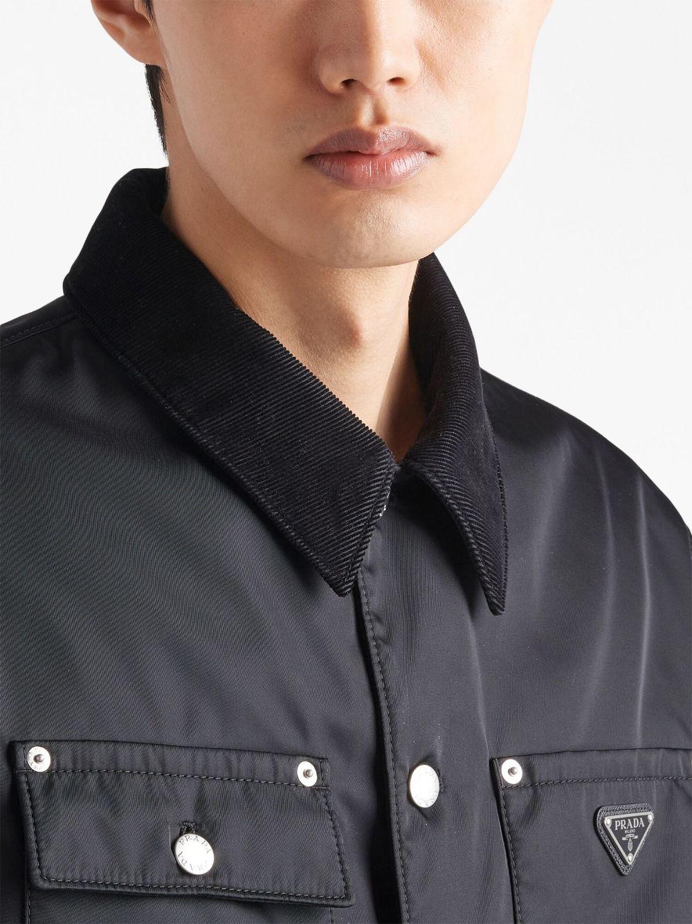 Prada Re Nylon Blouson Jacket in Black for Men Lyst UK