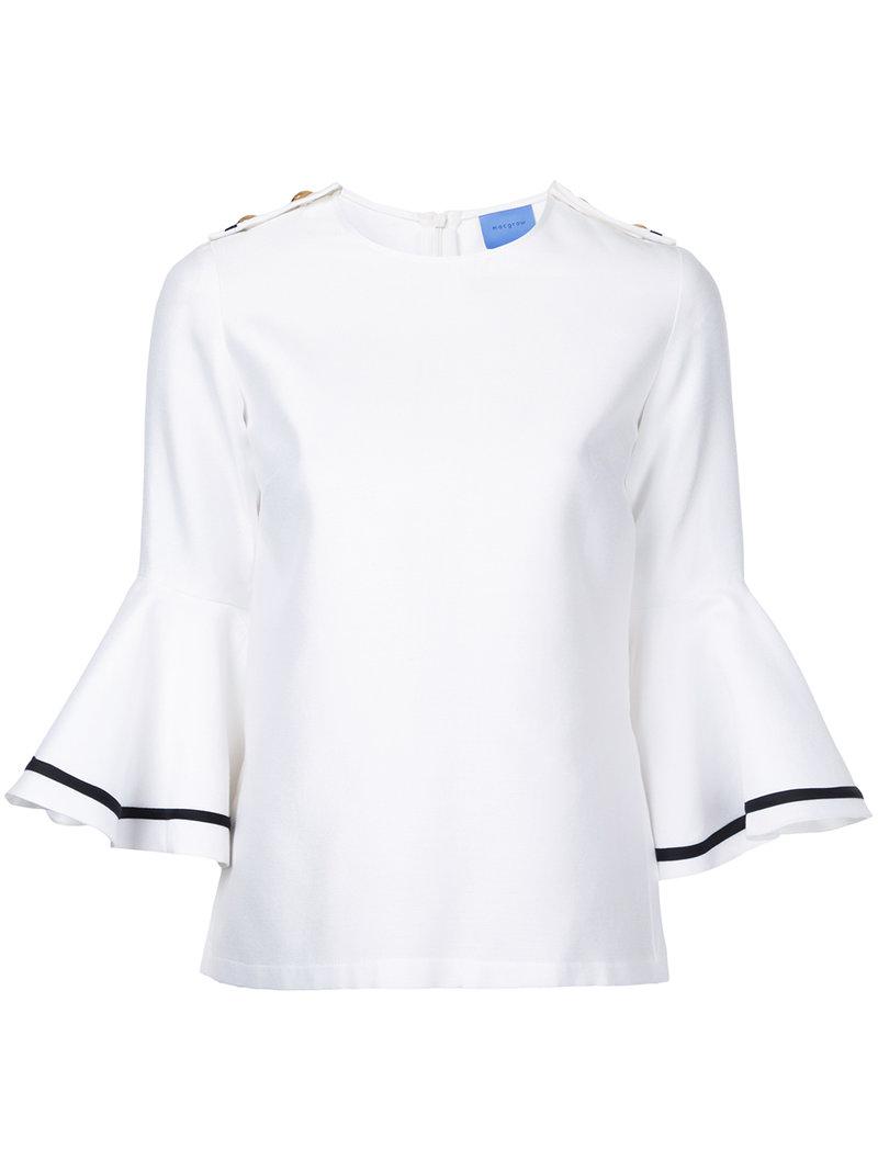 Lyst - Macgraw Moon Penny Blouse in White