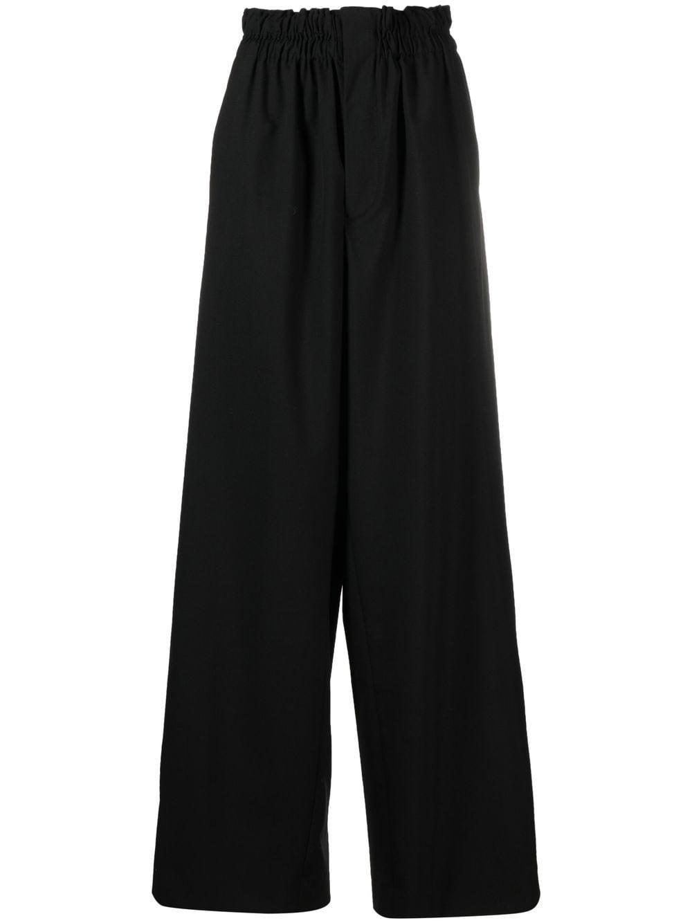 Quira High-rise Wide-leg Trousers in Black | Lyst UK