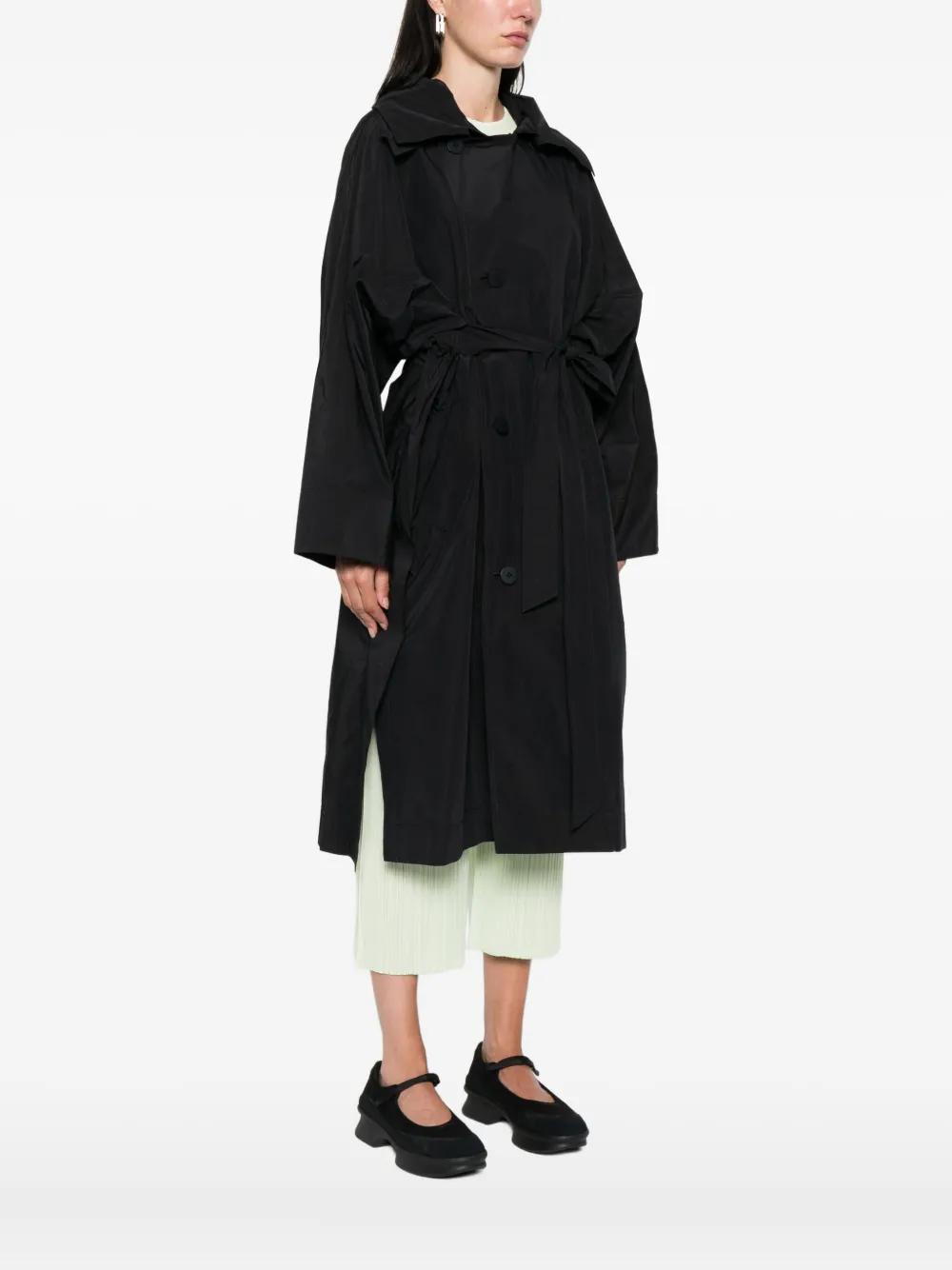 コート ISSEY MIYAKE Woman Coat Black IM56FA551 15 ISSEY MIYAKE: Coat woman - Black | Issey Miyake jacket
