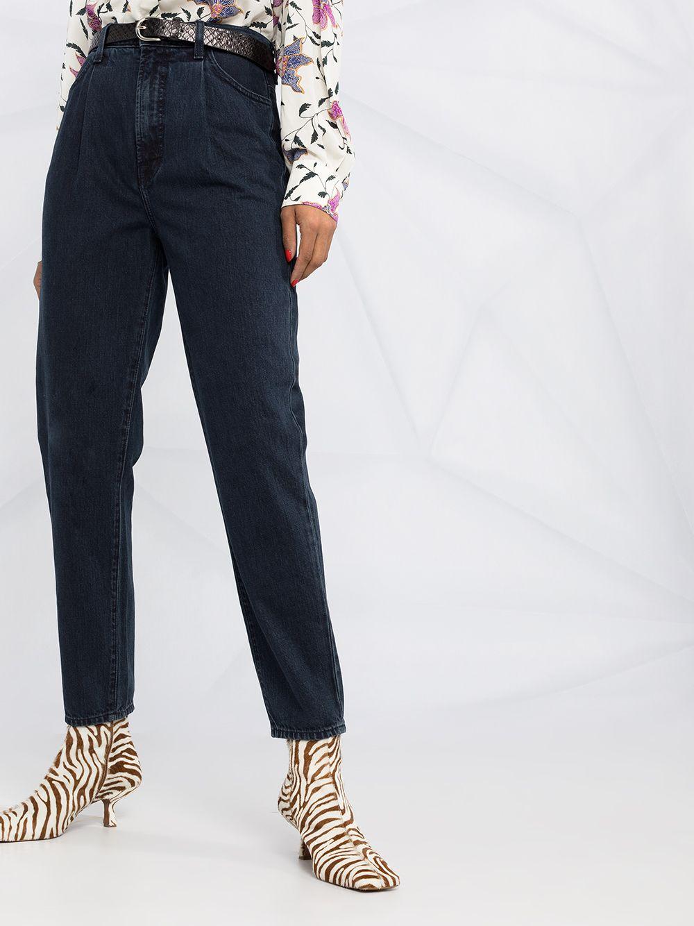 J Brand Denim Pleat Front Peg Jeans in 