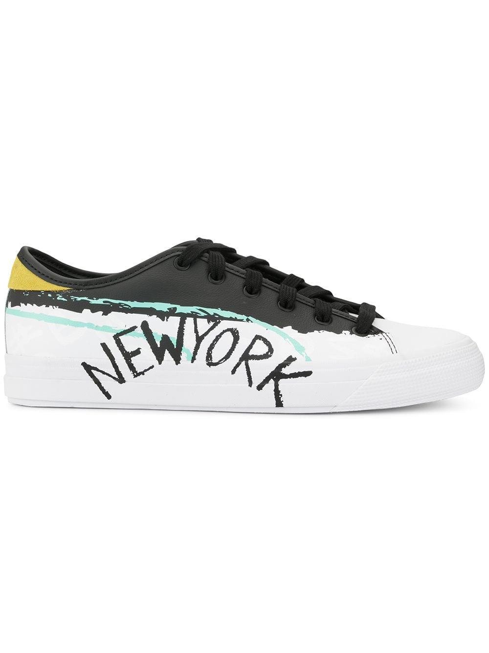 PUMA Leather New York Print Sneakers in 