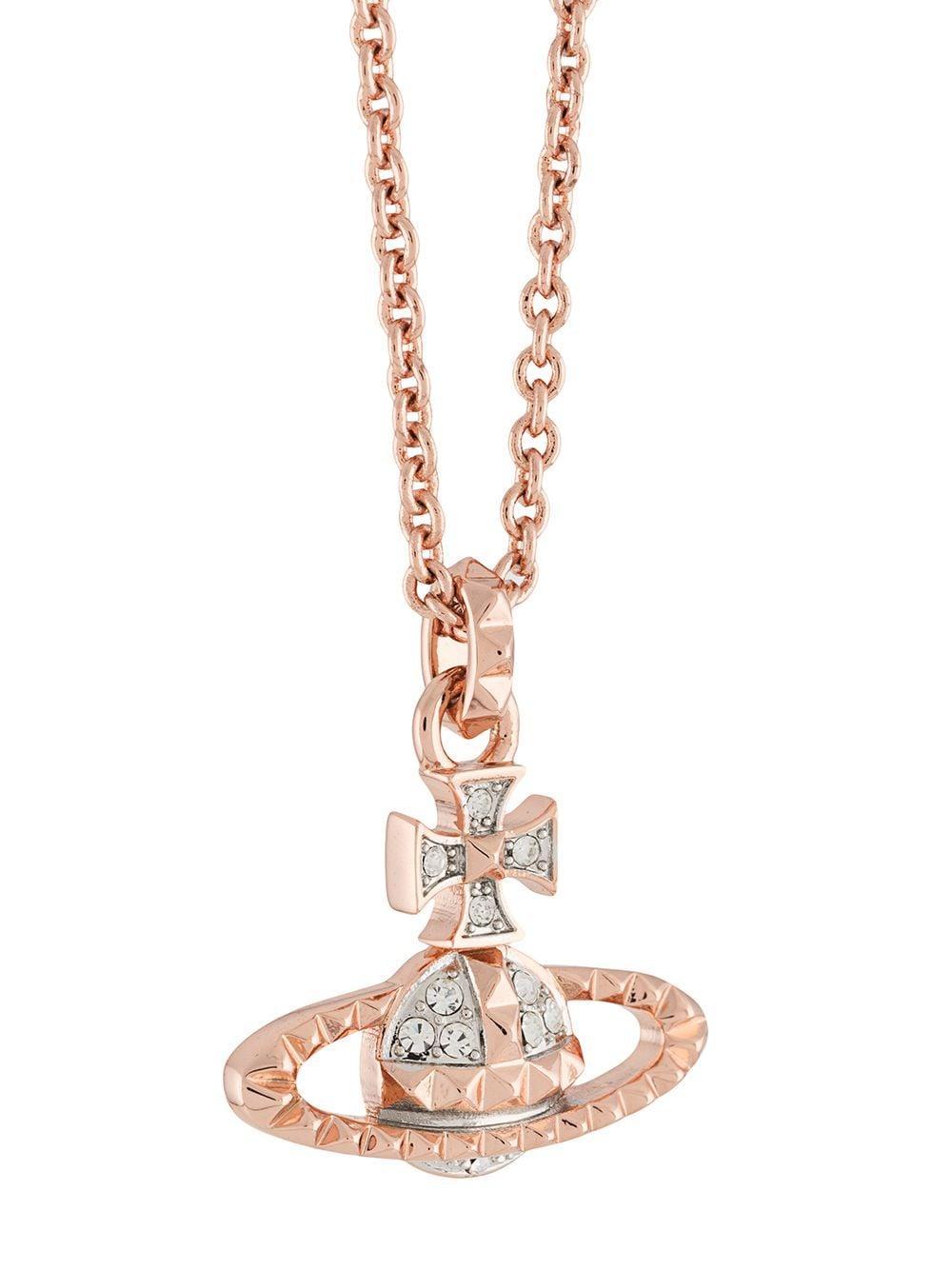 Vivienne Westwood Mayfair Bas Relief Pendant Necklace in Pink - Lyst