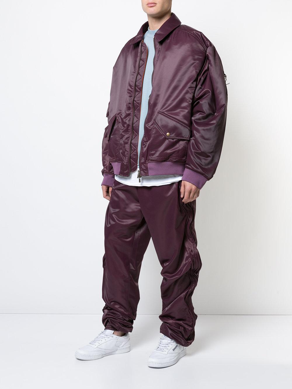 Y. Project Oversized Bomber Jacket in Purple for Men | Lyst