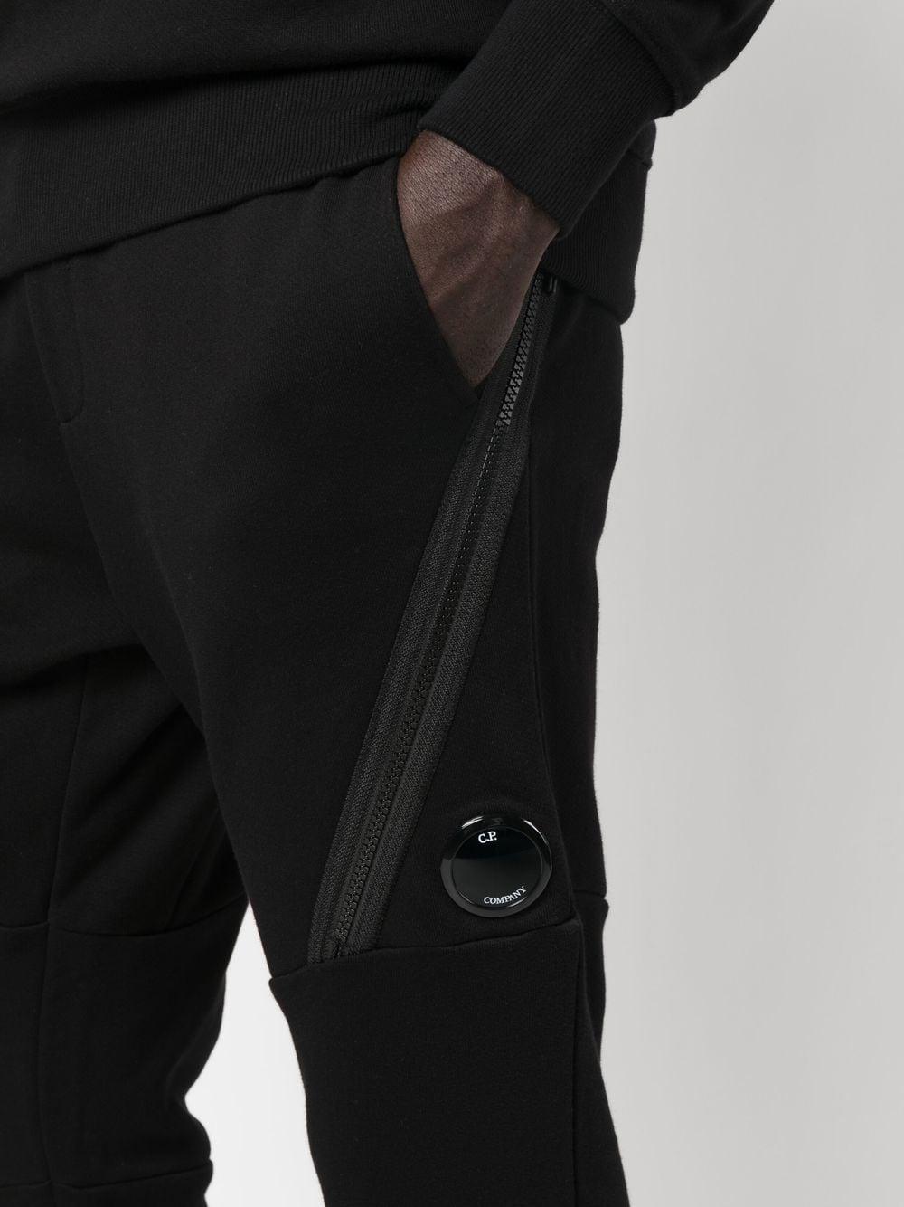 C.P. Company Cotton Slim-cut Track Pants in Black for Men | Lyst