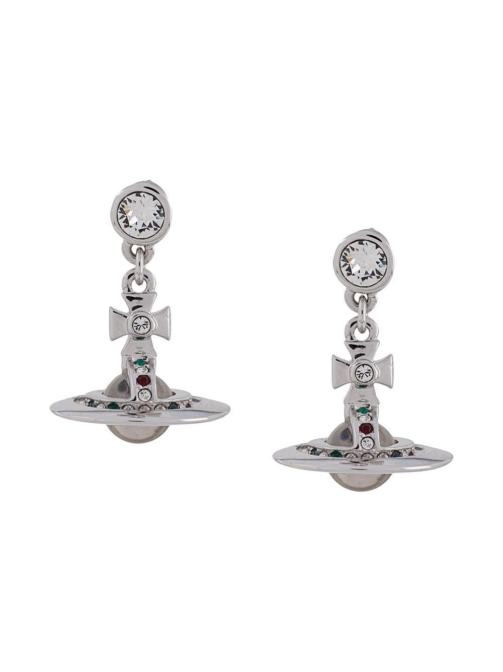 Vivienne westwood relief orb cheap earrings