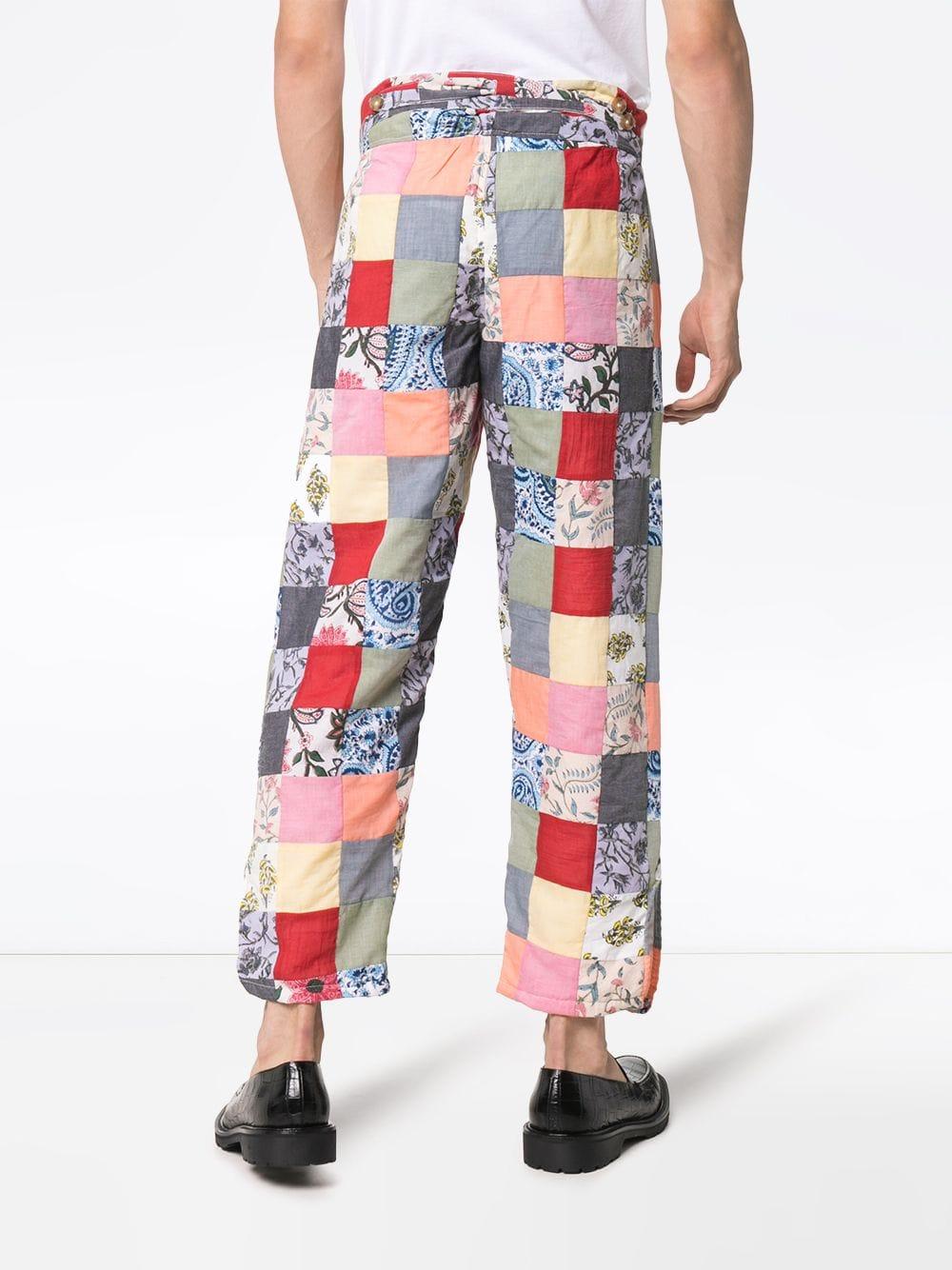 Bode Kolkata Patchwork Trousers for Men 
