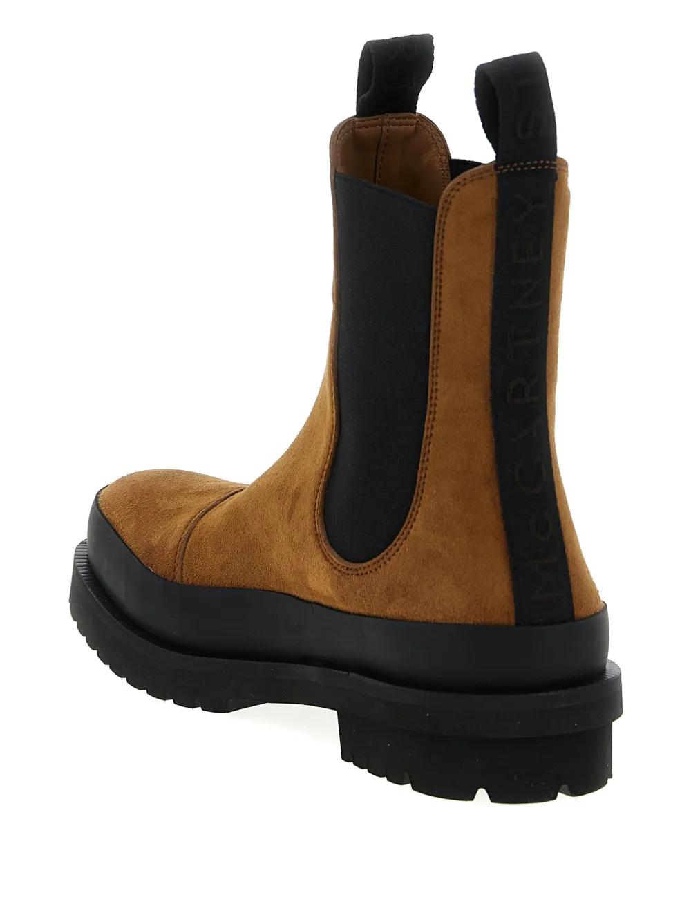 Stella McCartney スエード チェルシーブーツ ブラウン | Lyst