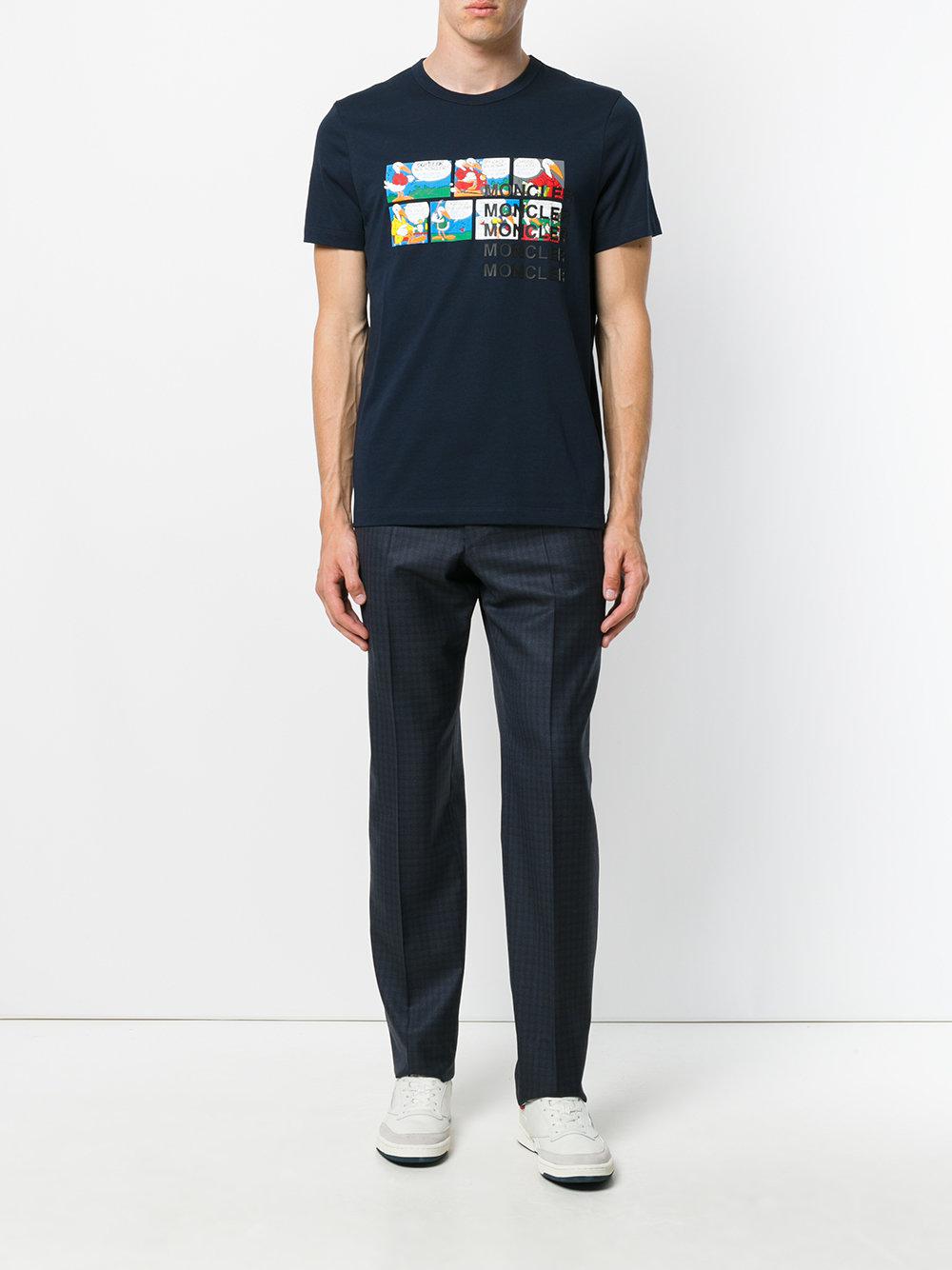 Moncler Cotton Comic Strip T-shirt in 