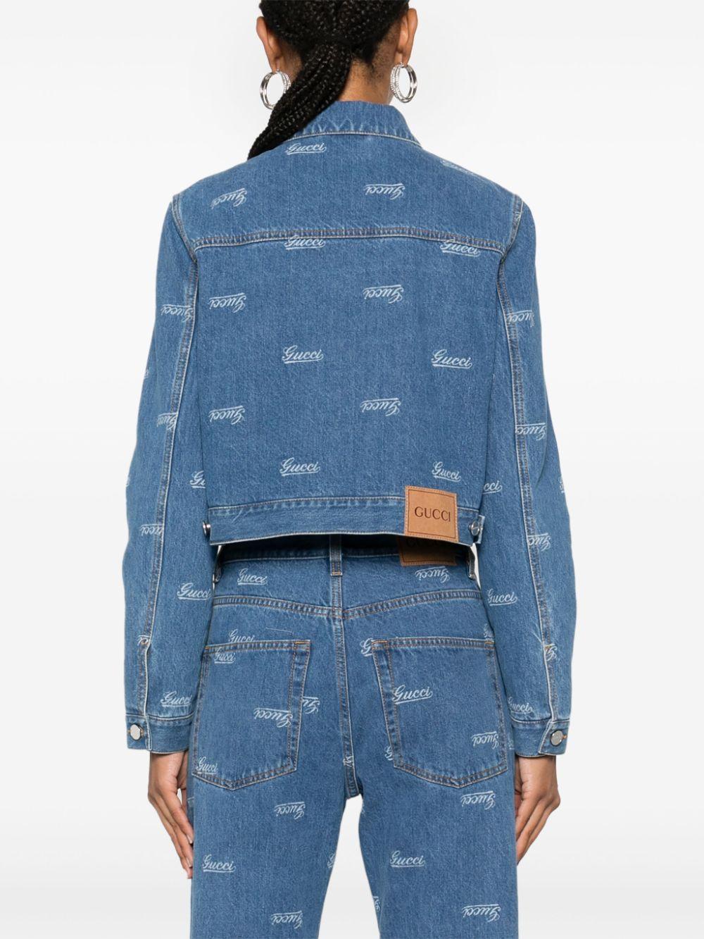 Gucci レディース ブルー デニムジャケット ジャケット