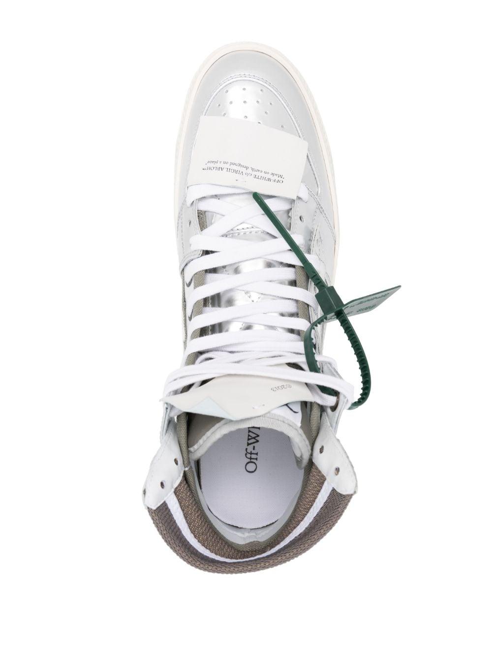 Off-White c/o Virgil Abloh 3.0 Off Court Metallic Sneakers in White for Men