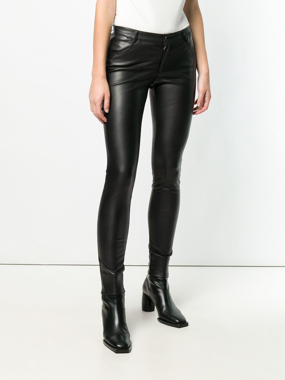 Liu Jo Synthetic Skinny Faux Leather 