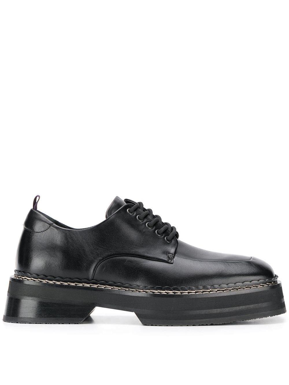 Eytys Leather Phoenix Derby Shoes in Black for Men - Lyst