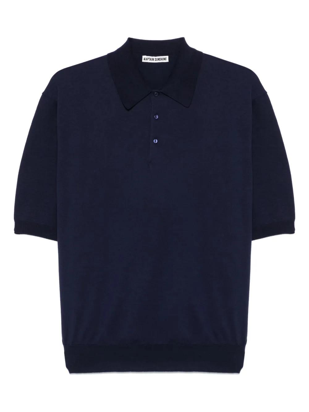 Tシャツ・カットソー KAPTAIN SUNSHINE FW24 Polo shirts (KS24FKN01 CHARCOAL) Kaptain Sunshine Polo shirts for Men | Online Sale up to 65
