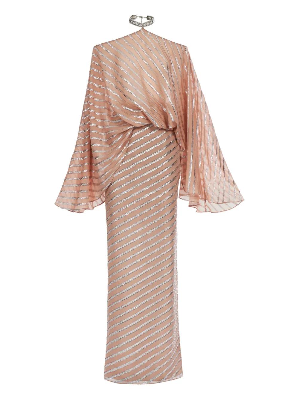 taller marmo pink dress Taller Marmo Ubud Feather Dress by Taller Marmo