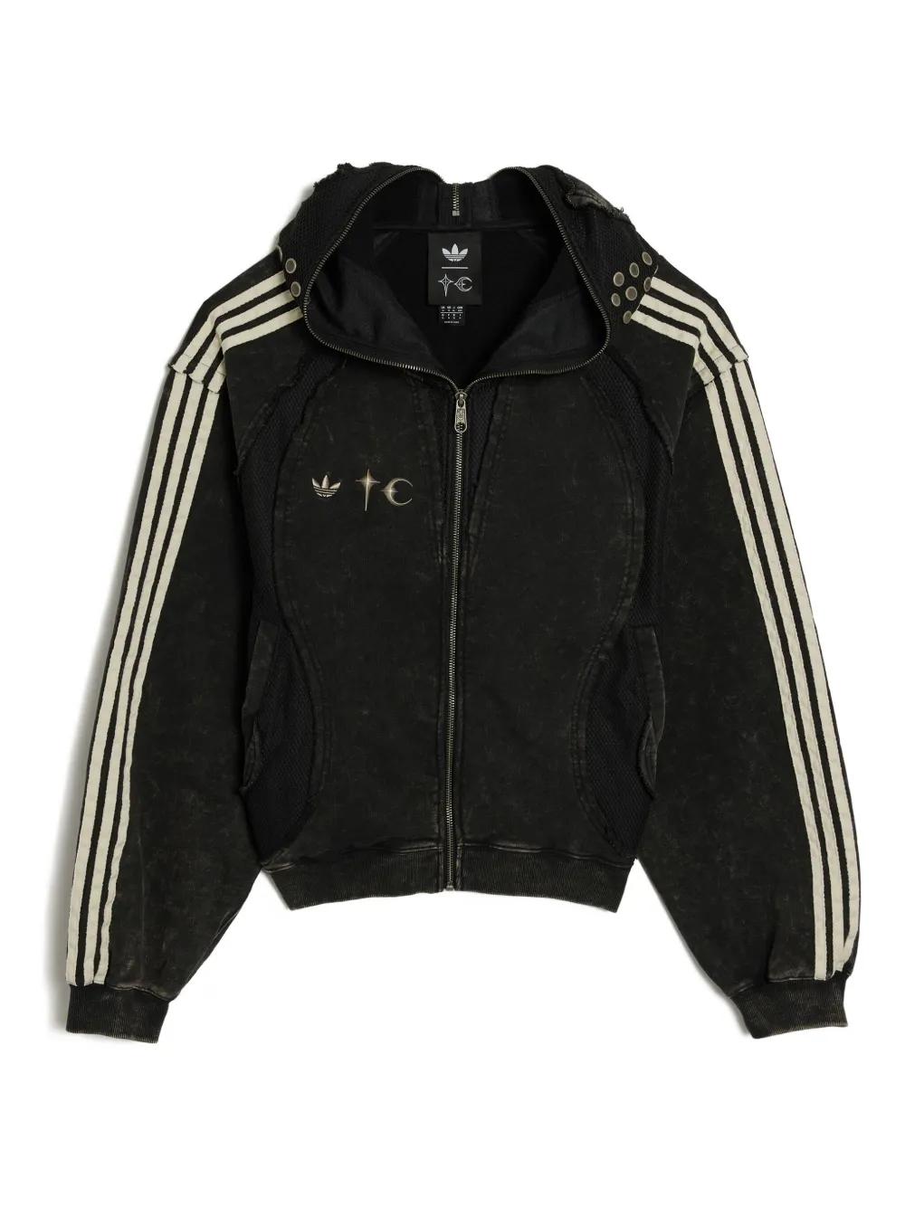 adidas Thug Club Teamgeist Zip Hoodie in Black for Men | Lyst