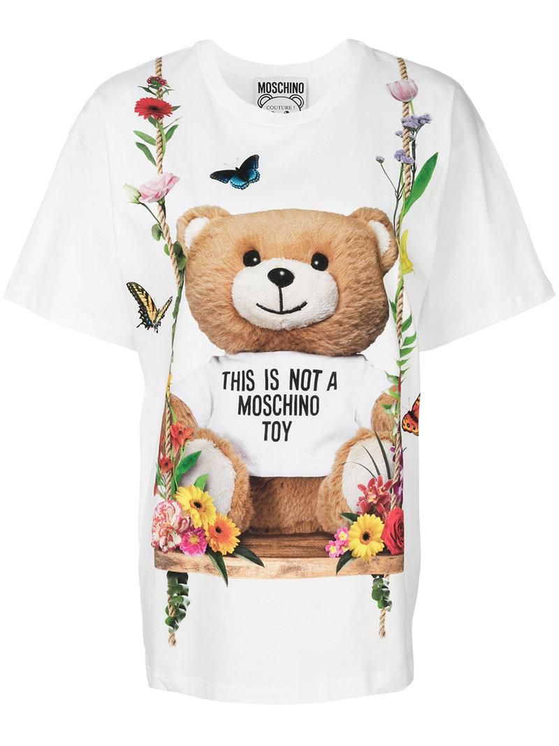 moschino flower shirt