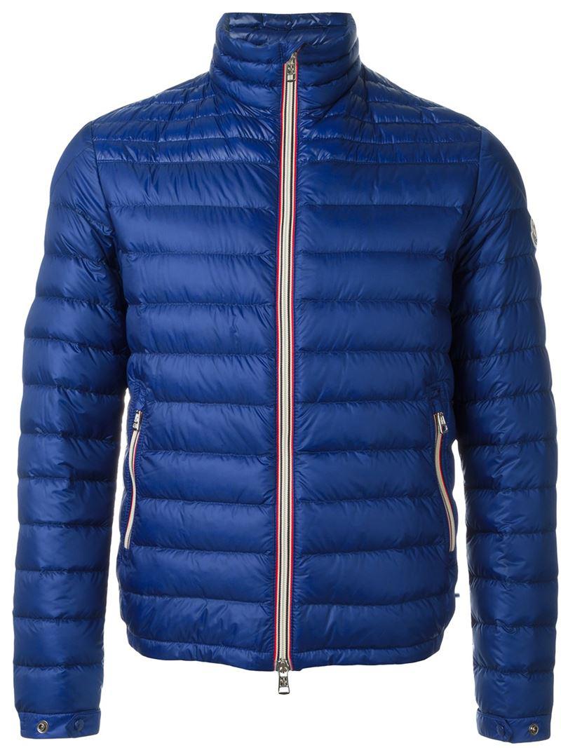 Moncler 'grange' Padded Jacket in Blue for Men - Lyst
