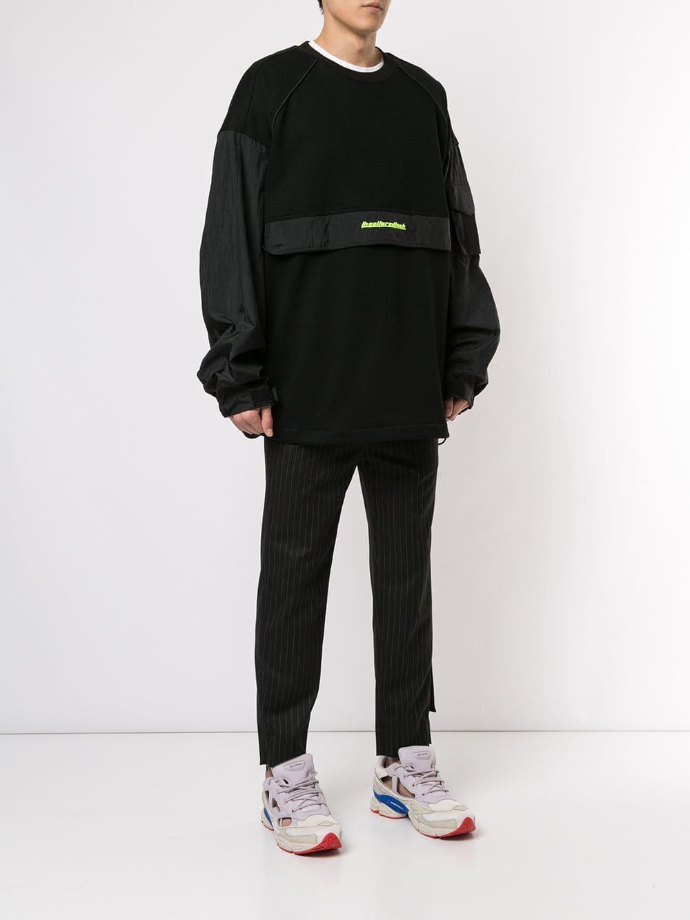 Juun.J Synthetic Logo Sweatshirt in Black for Men - Lyst