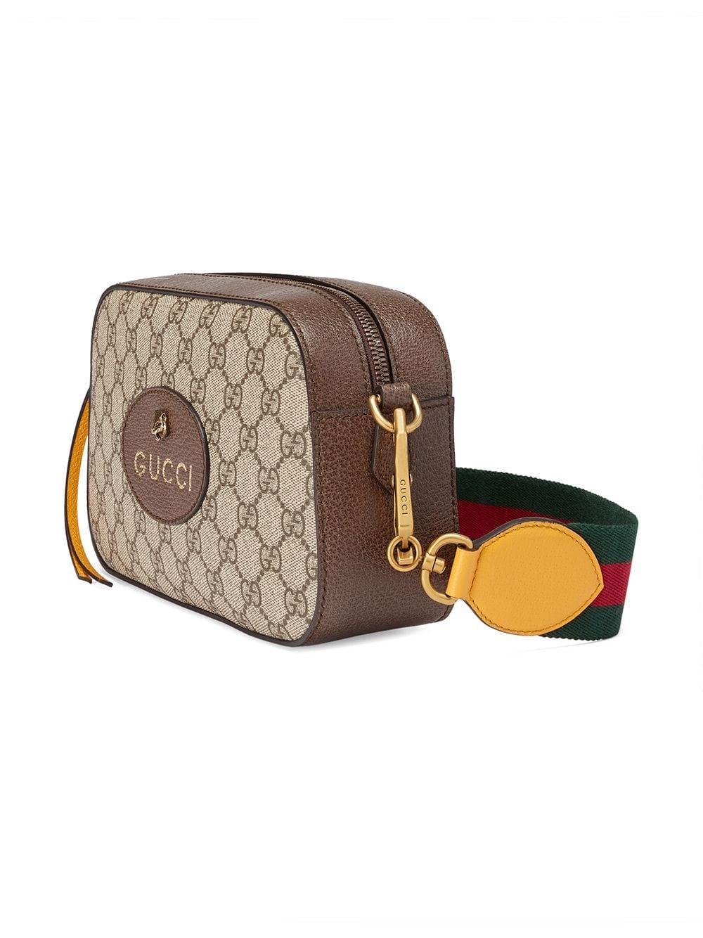 svindler udslæt Scan Gucci Canvas Neo Vintage GG Supreme Messenger Bag in Beige (Natural) - Lyst