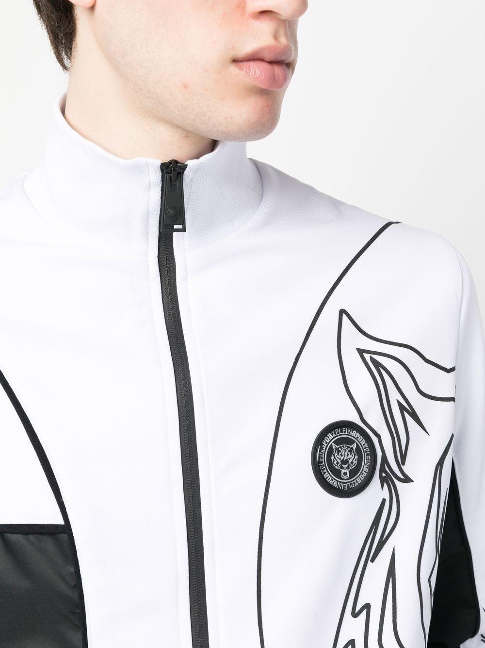 roestvrij overhandigen Verdeelstuk Philipp Plein Logo-print Track Suit in White for Men | Lyst