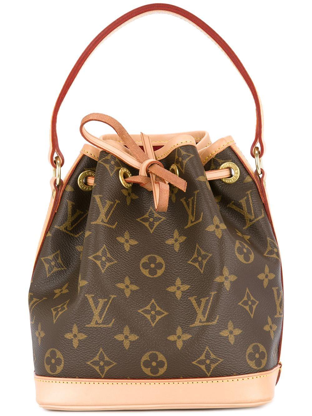 Louis Vuitton Pre-Owned Mini Noe Hand Bag Monogram in Brown | Lyst