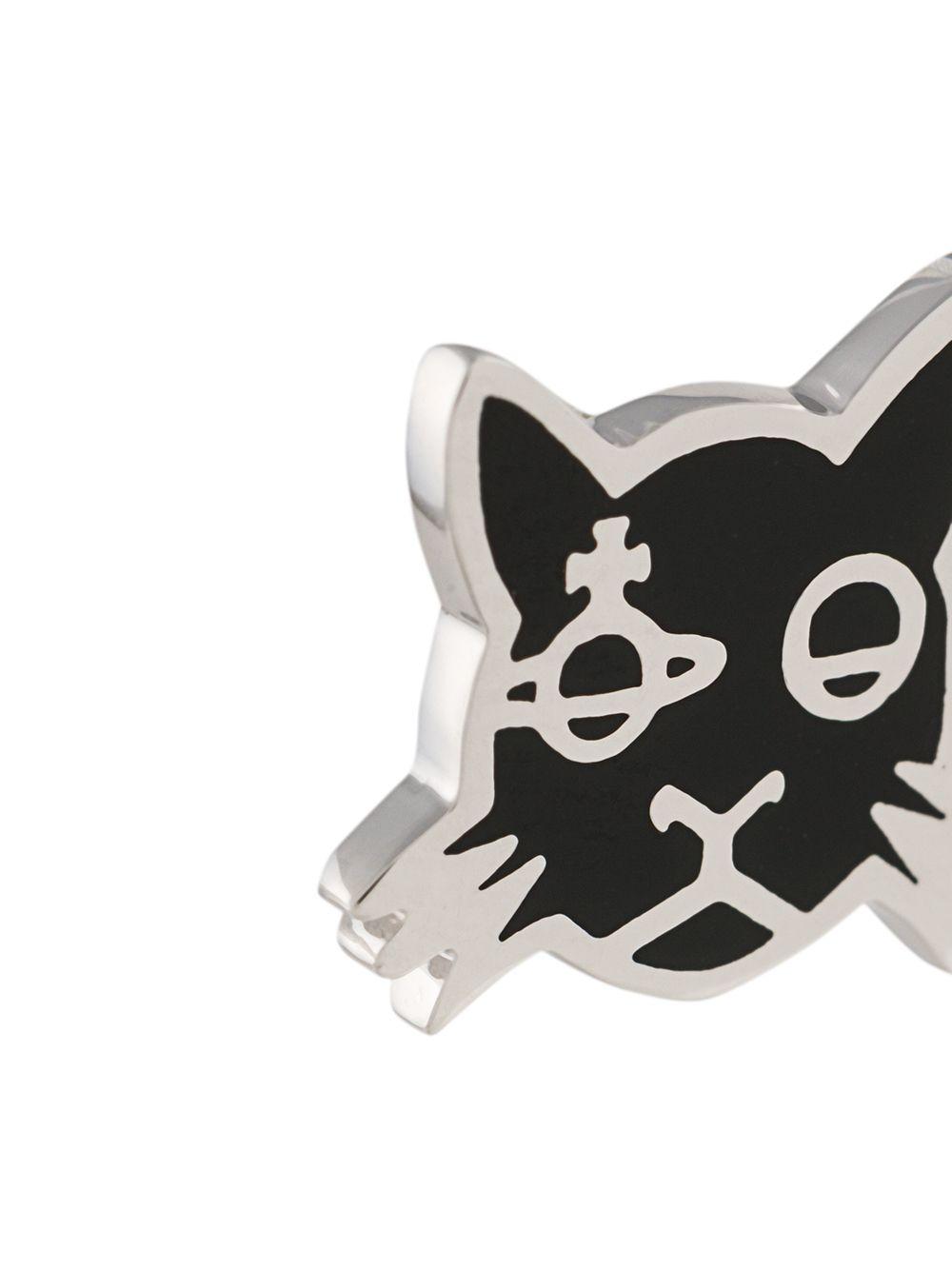 Vivienne Westwood Kat Orb-cat Earrings In Gold | ModeSens