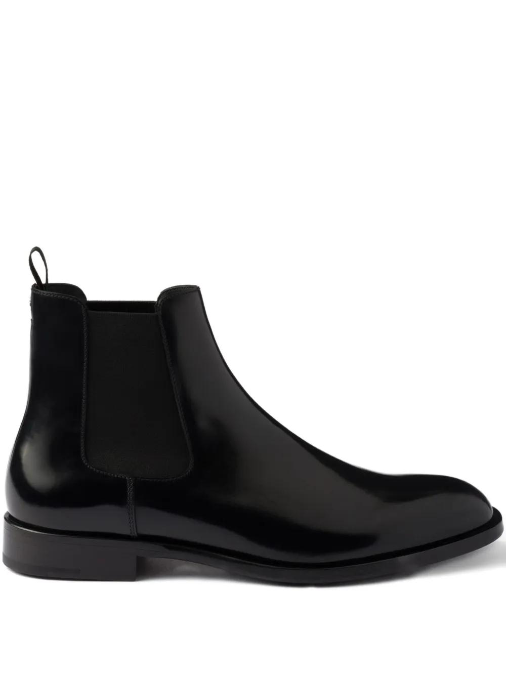 Prada Elastic-Gusset Chelsea Boots in Black for Men Lyst UK