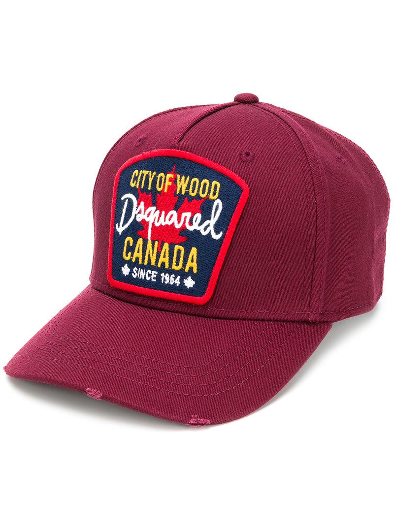 city of wood dsquared cap