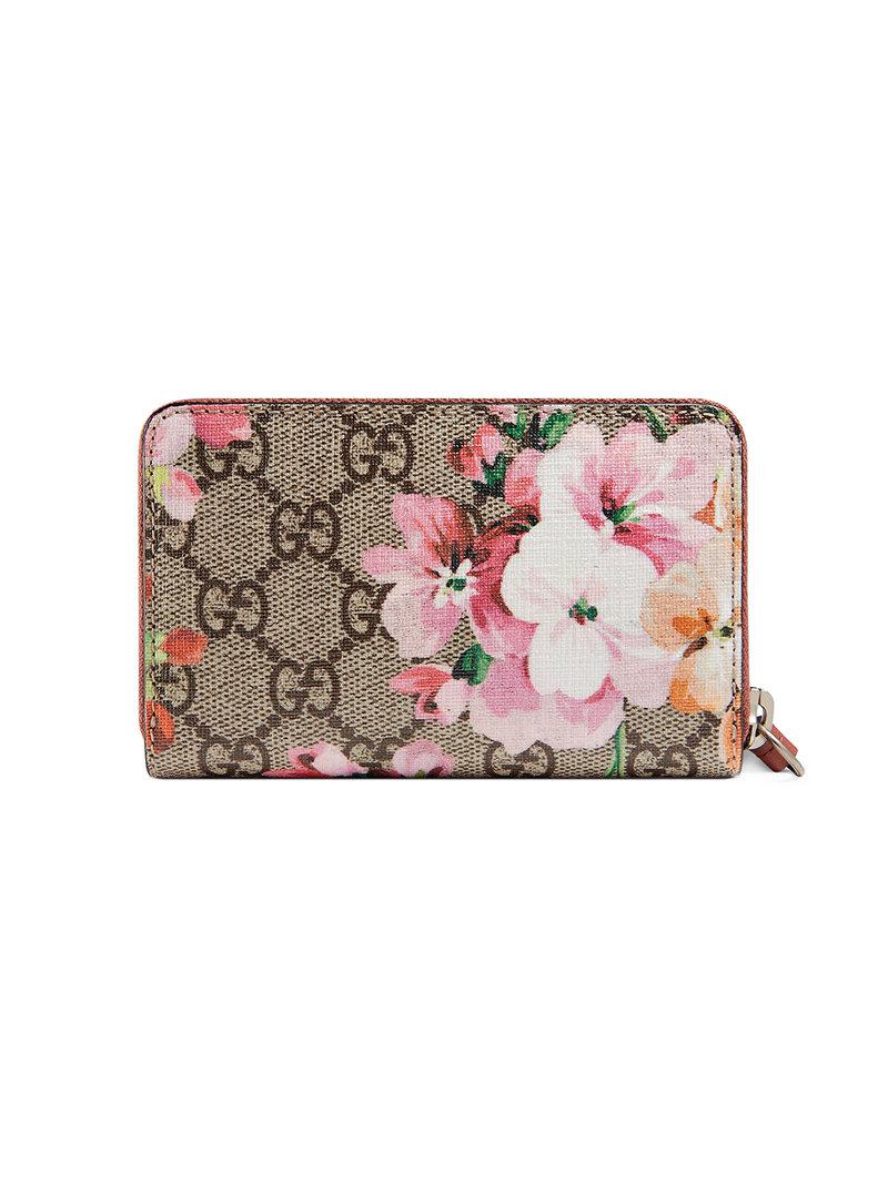 Gucci 'GG Bloom' Portemonnaie in Pink | Lyst DE