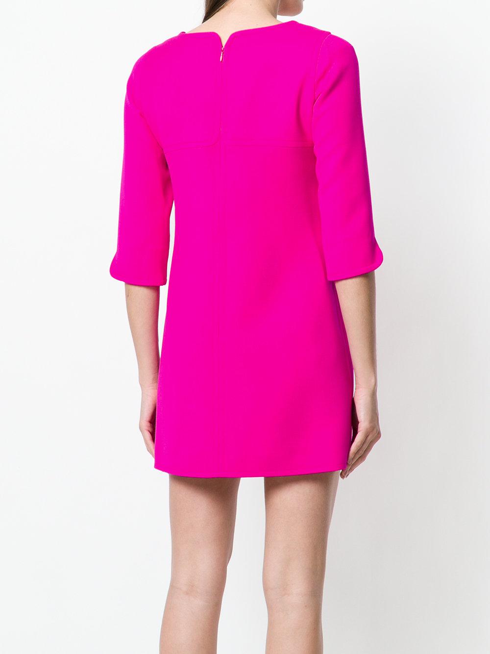 Robe courte à manches trois quarts Courreges en coloris Rose | Lyst