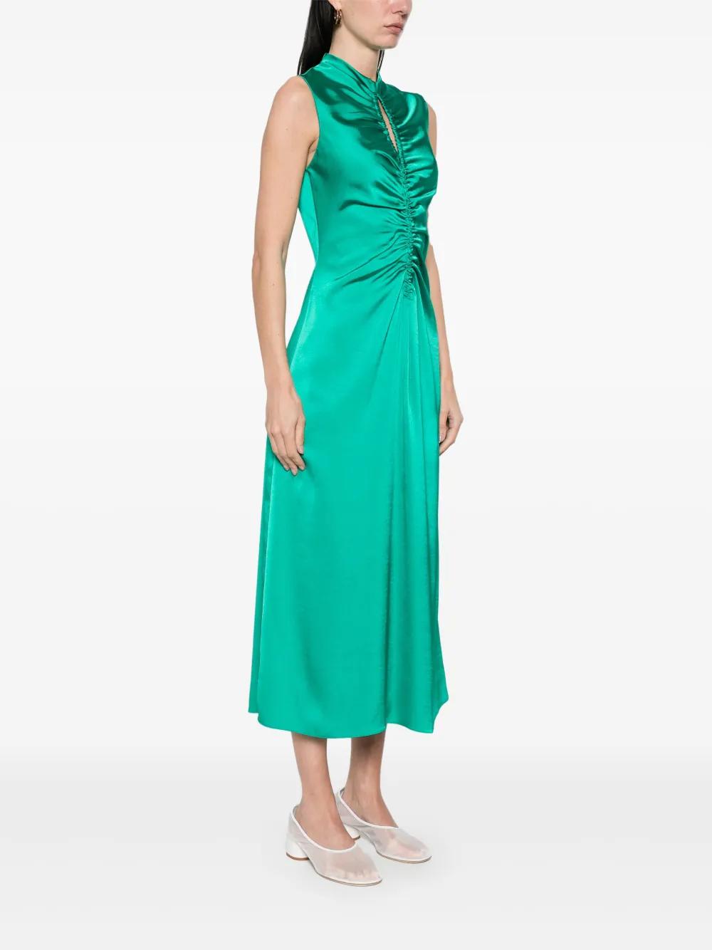 warehouse green floral dress Ask You Out Emerald Green Velvet Dress – Shop the Mint main image 0
