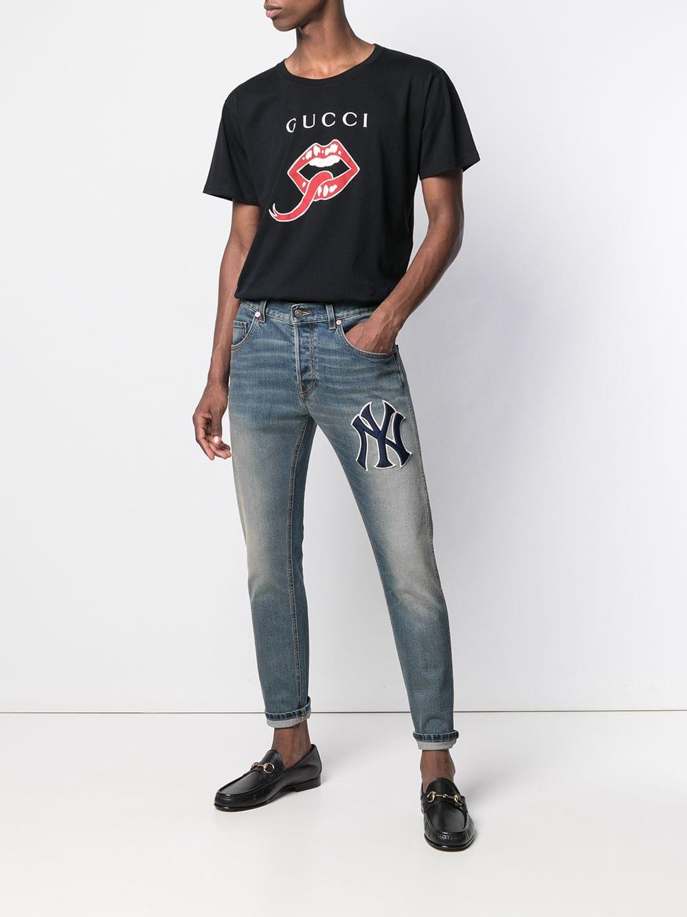 Gucci Mouth And Print in Black for | Lyst