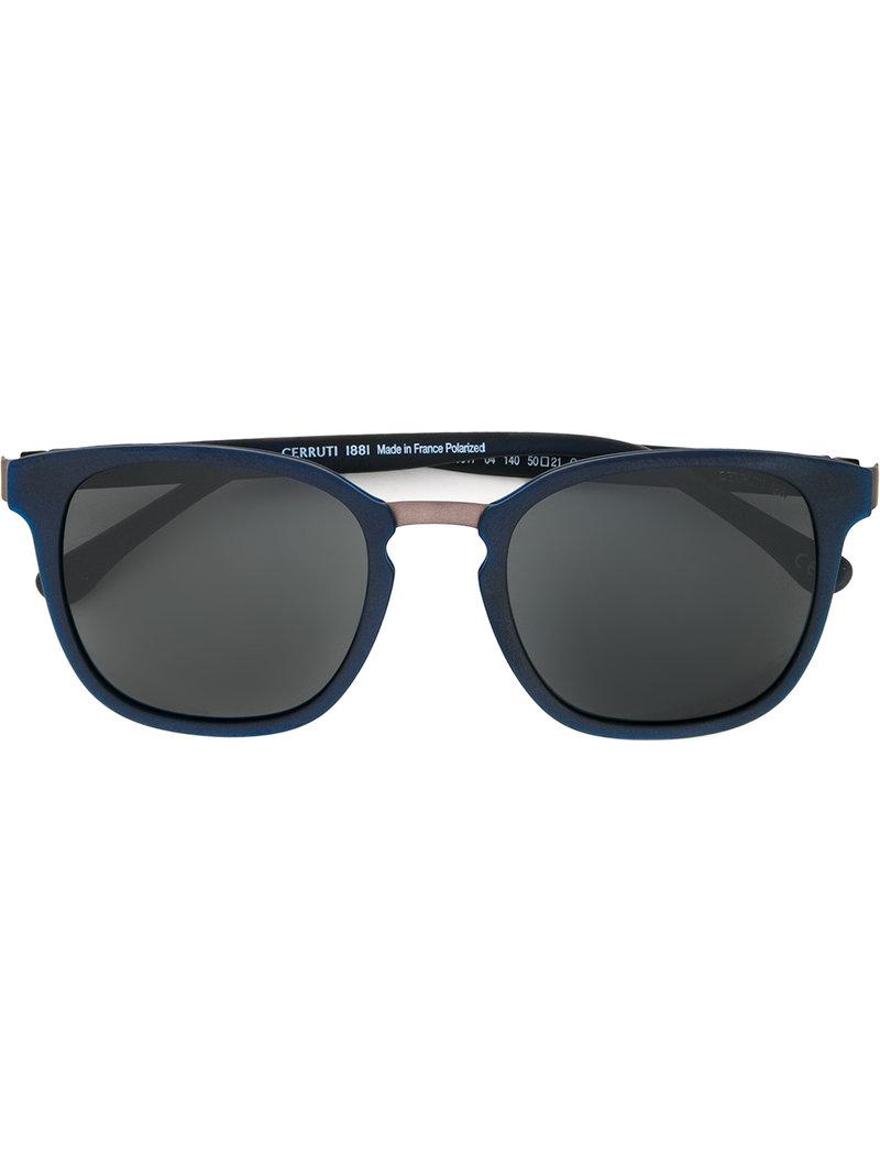 Cerruti 1881 Oversized-Sonnenbrille mit Logo in Blau für Herren | Lyst DE