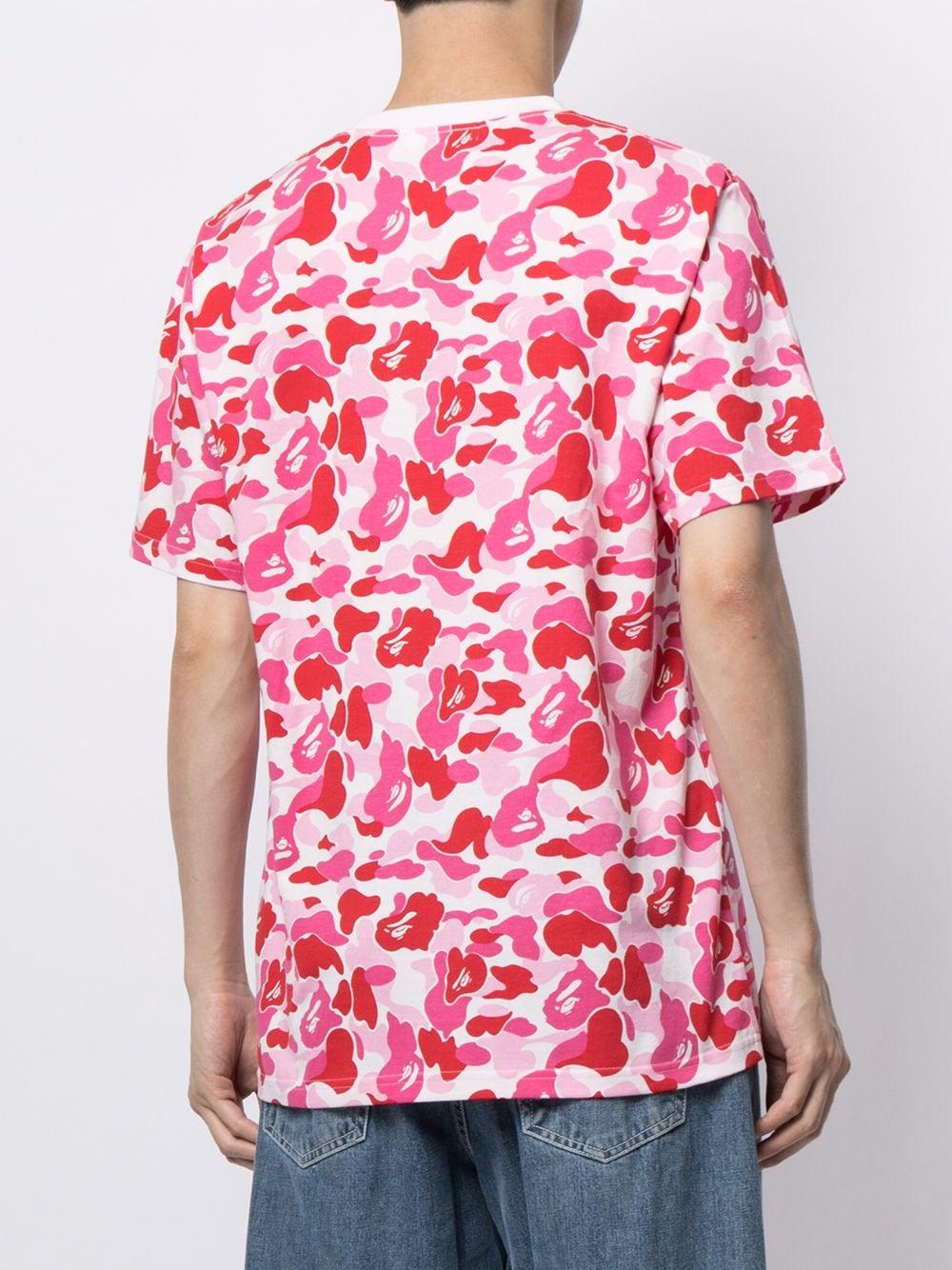 bape pink camo t shirt