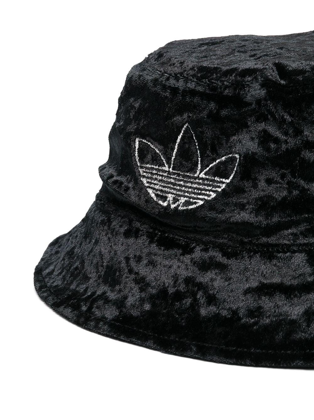adidas Reversible Velvet Bucket Hat in Black | Lyst