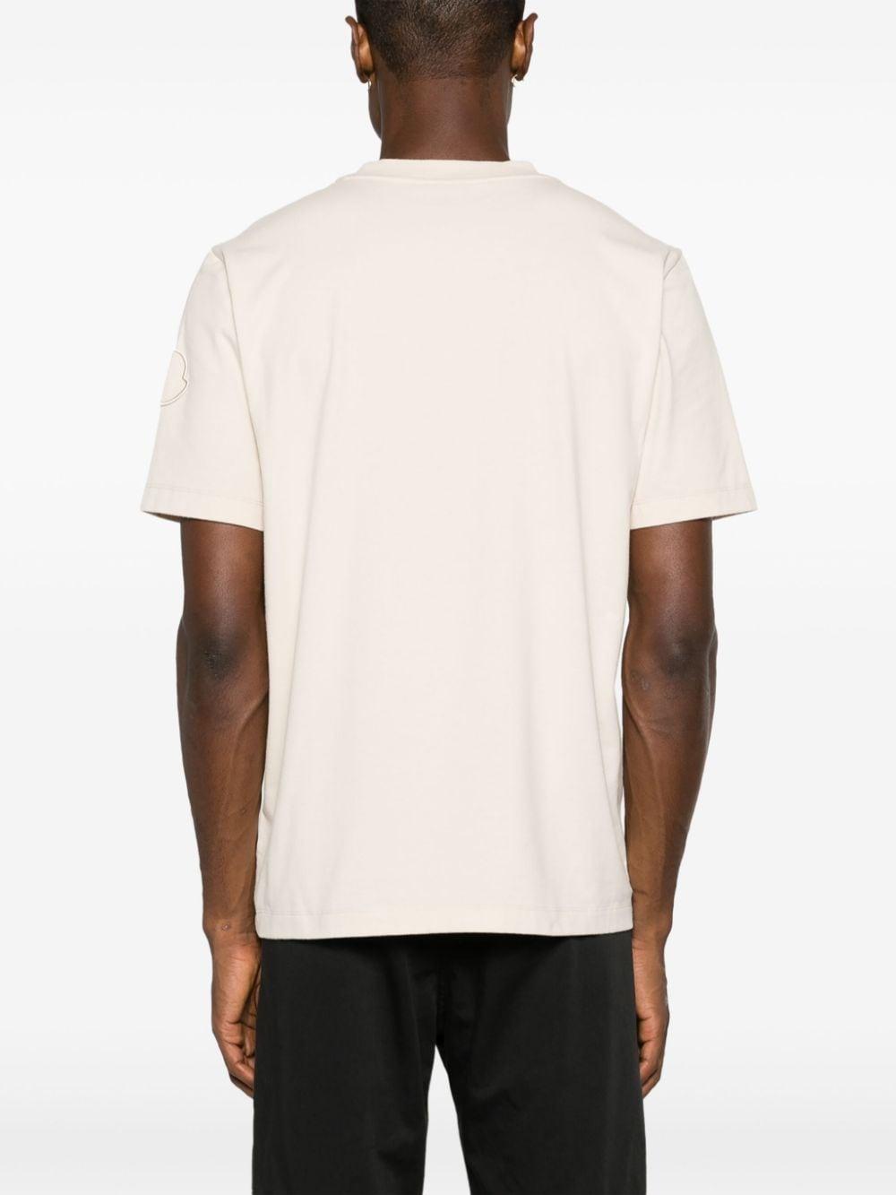 Moncler logo-embroidered T-shirt - Farfetch