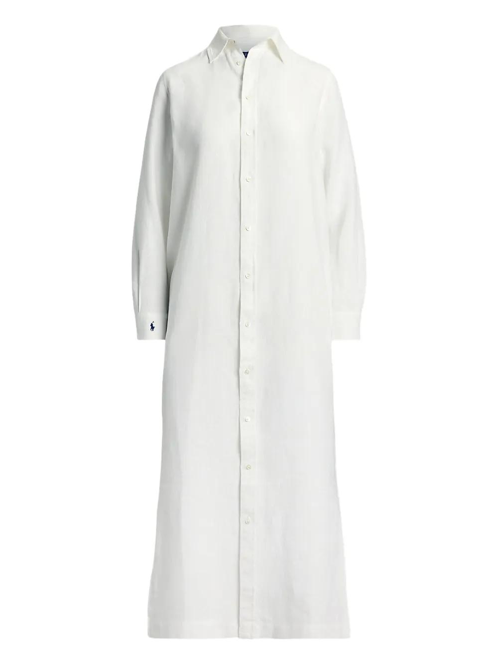 polo ralph lauren white linen dress Polo Ralph Lauren Belted Linen Dress - White - 38% Off